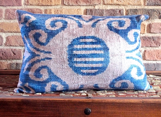 Silk Ikat Pillow Cover Velvet Cushion Cover Ernemet Com