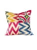 Picture of PATCHWORK SILK IKAT VELVET  PILLOW